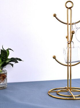 Coffee Cup Holder Mug Storage Rack Tree Shape Hanging Drain