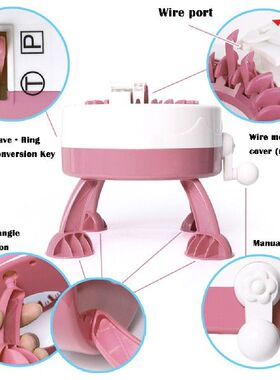 Practical Wool Knitting Machine with Row Counter Rotating