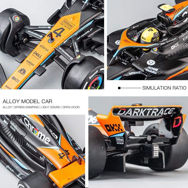 迈凯伦F1赛车MCL60合金赛车模型儿童玩具车礼品跑车仿真收藏摆件 - 图3