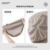 Breathable windproof pile cap for summer air-conditioned room