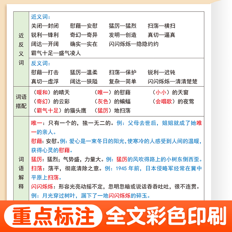 【斗半匠】小学重点知识集锦语文人教版小学生一年级二三年级四五六年级下册上册课堂随堂笔记教材核心知识点清单总结大全汇总书籍 - 图0