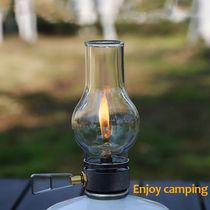 Portable Camping Gas Candle Lamp Light Compact Butane Gas Li
