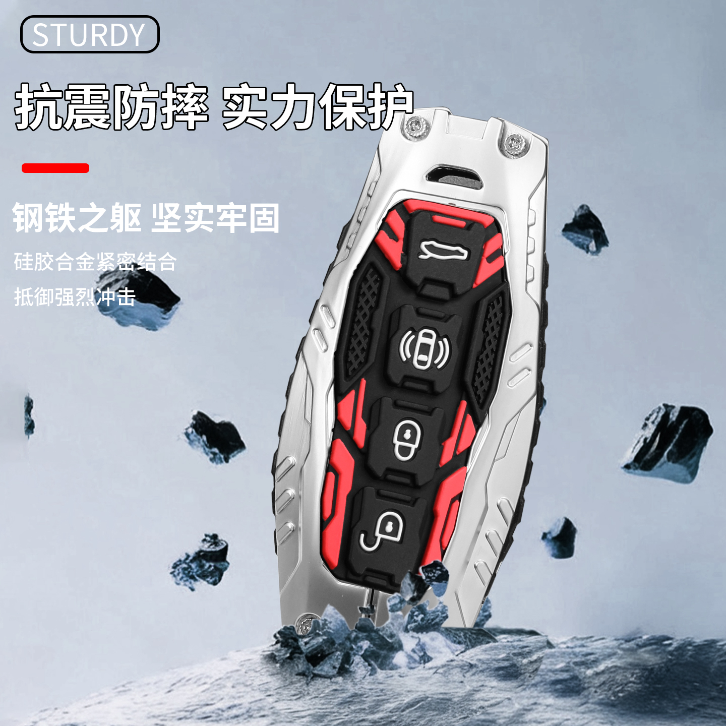 适用于红旗h5钥匙套25新款hs5高级感h9汽车hs7女男士壳h6专用扣包 - 图3