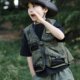 Kinder-Khaki-Weste, Outdoor-Arbeitskleidung für Männer und Frauen, mittlere und ältere Kinder, Bergsteigen, Camping, Eltern-Kind, neue Weste, Jacke, vielseitig