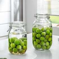 Green Plum Bubble Wine Glass Bottle Sealed Bottle Wine Bottle Subempty Bottle Large Capacity Bubble Wine Vintage Jar Special Loaded Wine Altar 1583