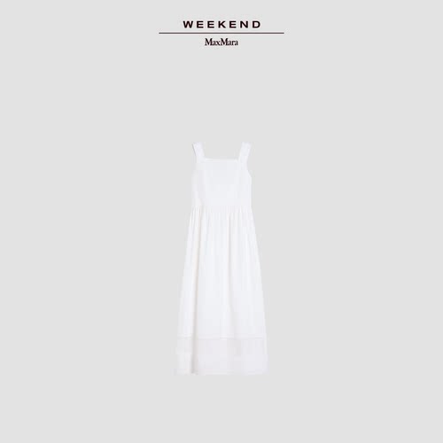 Weekend MaxMara 2026春夏新款女装无袖棉质连衣裙5221086206 - 图3