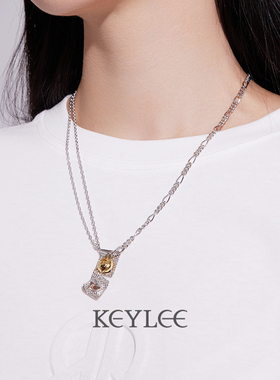 KEYLEE项链能量e豆项链