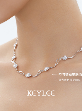 KEYLEE【E豆系列】勺勺是锆石项链