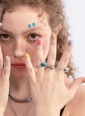 舀一勺梅子啵啵戒指可替换