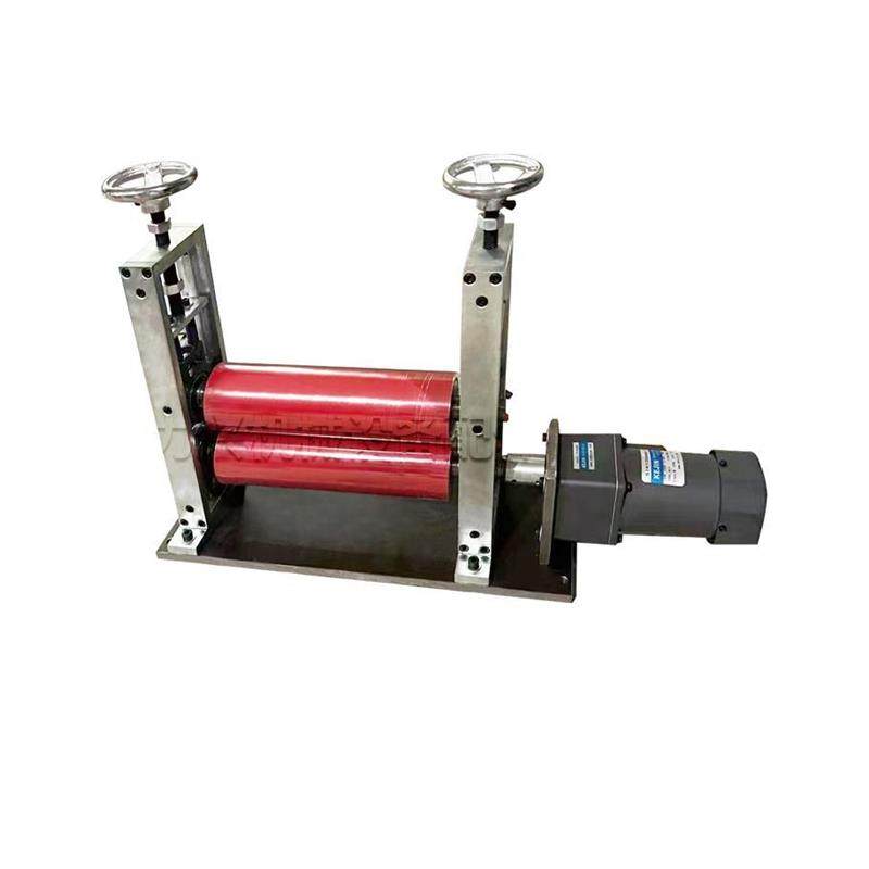 胶辊对压机送料辊牵引机镀铬镜面超水冷贴合轮过料机传送调速设备 - 图3