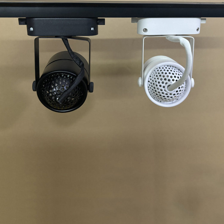 GU10导轨射灯轨道灯LED导轨灯3色变光5W100-220V可换灯杯小型灯架,淘宝优惠券,粉丝福利购,淘宝优惠卷