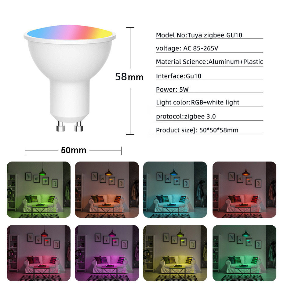 Smart Lamp Cup Tuya Bluetooth WiFi Mobile APP