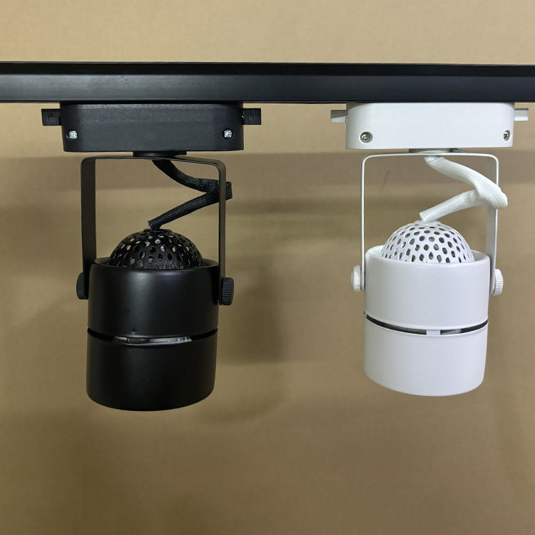 GU10导轨射灯轨道灯LED导轨灯3色变光5W100-220V可换灯杯小型灯架,淘宝优惠券,粉丝福利购,淘宝优惠卷