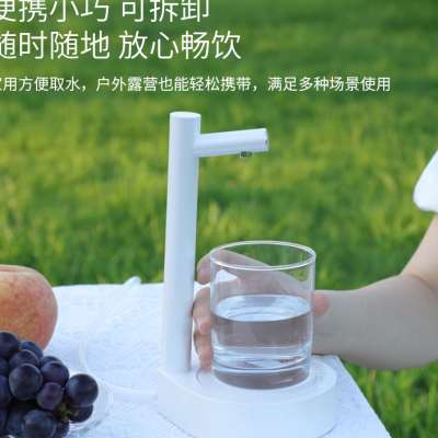 学恩家用电动抽水器桶装水矿泉水自动上水器桌面式饮水机定量取水 - 图1