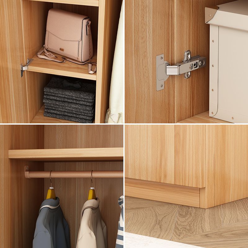 简易衣柜家用卧室出租房用结实耐用经济型柜子儿童小户型收纳衣橱 - 图2