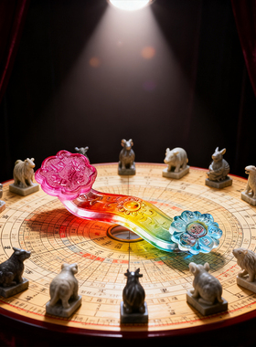 相宅师专用水晶如意摆件