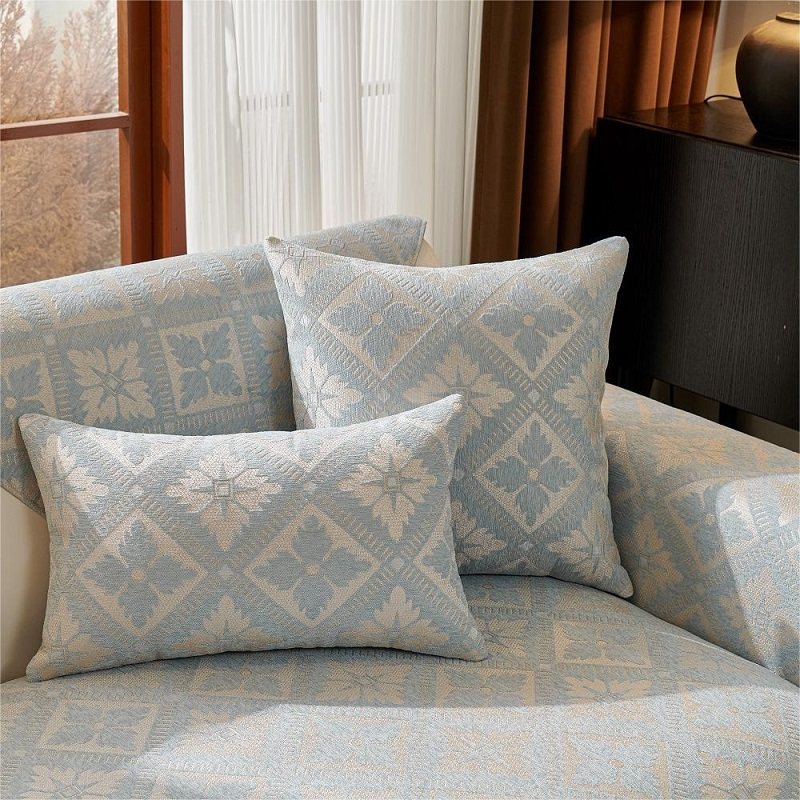 北欧高密雪尼尔沙发垫吸湿透气四季通用轻奢高级感防猫抓沙发罩巾,淘宝优惠券,粉丝福利购,淘宝优惠卷