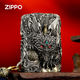 Genuine Zippo lighter smart Pixiu heavy armor pure copper mechanism spirit ball high-grade kerosene windproof gift for boyfriend