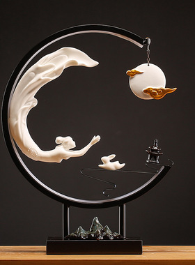 高端电视柜摆件新中式