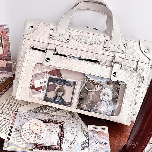 香蕉家原创拾光旅行箱痛包大容量可娃可痛单肩手提斜挎大小包百搭 - 图3