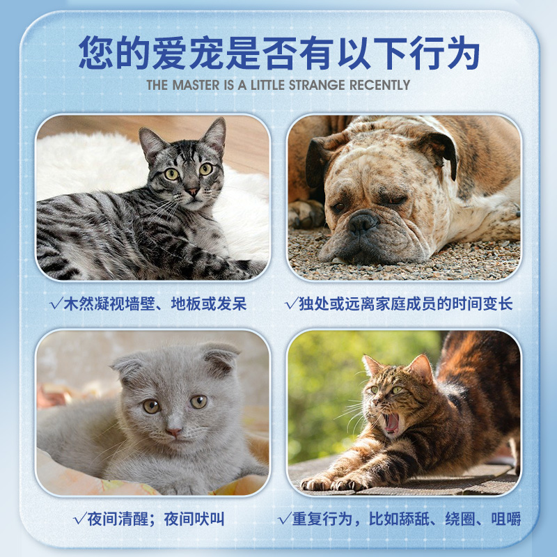 Catalysis凯塔斯派聪宝宠物猫改善神经减少夜吠提高免疫保健品 - 图3