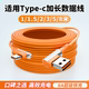 100W Super Fast Charging Elbow TypeC Data Cable