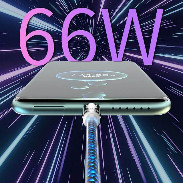 Yixingxing Luminous 100W fast charging three-in-one data cable