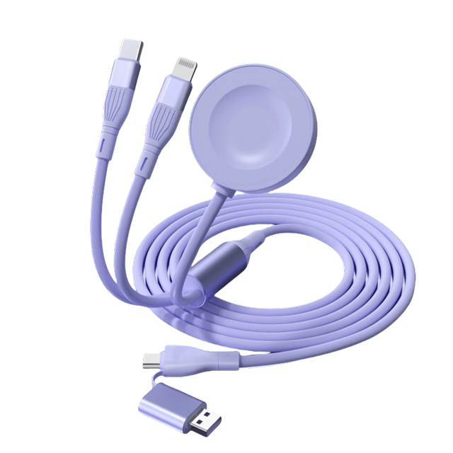 Yixing two to three watch fast charging data cable