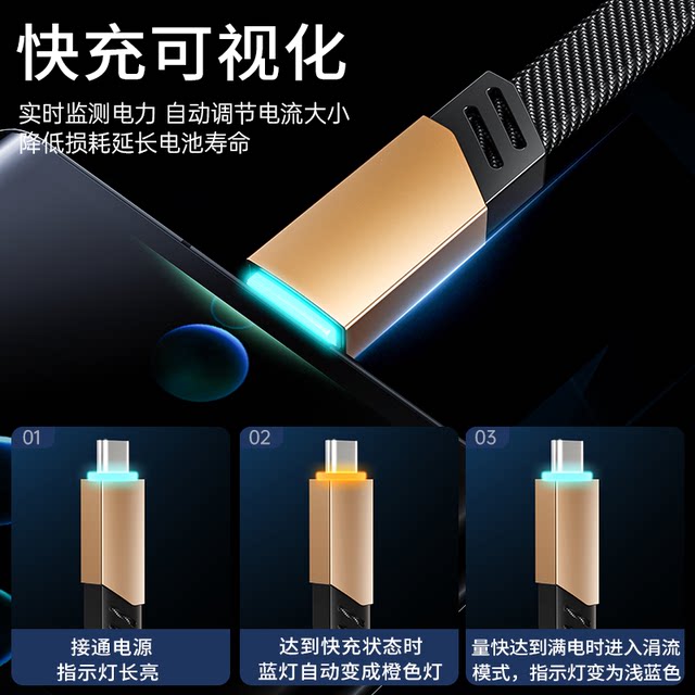 Yixingxing 100W super fast charging flat cable