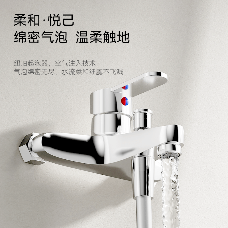 瑞摩两功能花洒套装家用沐浴室增压淋浴热水器出租屋装修不锈钢