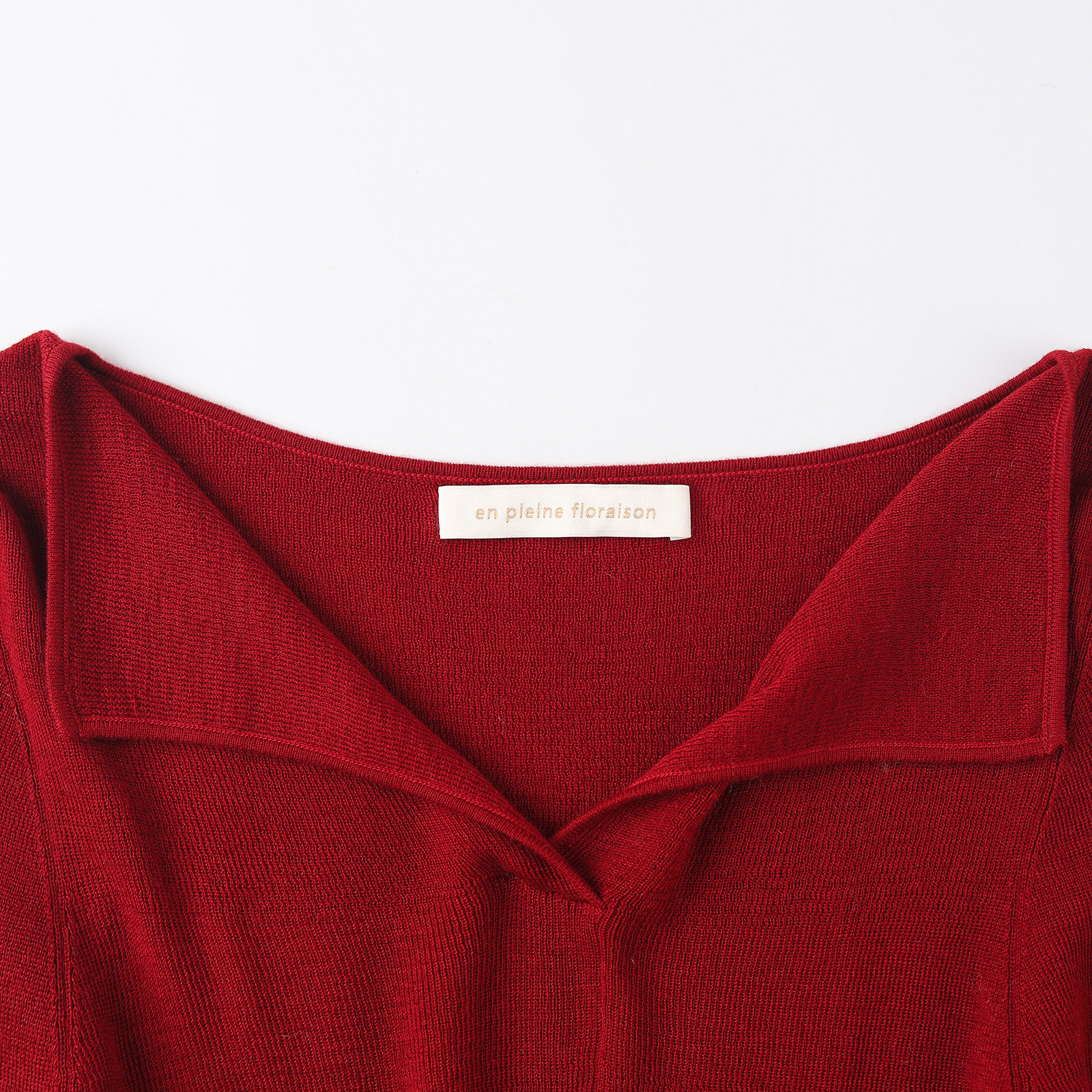 wana try绵羊毛翻领修身显瘦针织衫25冬新品红色百搭简约上衣女,淘宝优惠券,粉丝福利购,淘宝优惠卷