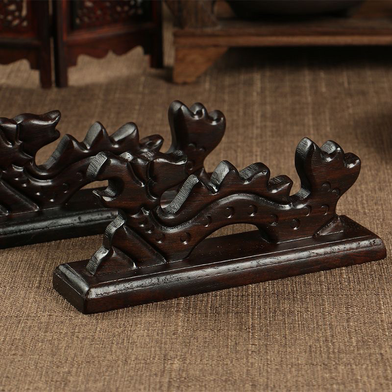 黑梓木龙型实木笔架笔山笔搁毛笔书法绘画用具文房四宝学生批发,淘宝优惠券,粉丝福利购,淘宝优惠卷