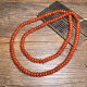 Antique collection jade ox blood red old type abacus bead south red abacus necklace persimmon red beads accessories