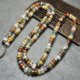 Antiques and miscellaneous natural crystals and semi-precious stones, straight-cut old-style wheel beads, spacers, beads, loose beads, bracelet materials and accessories