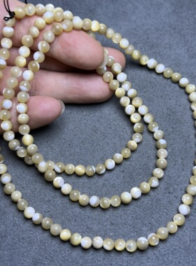 尼泊尔马蹄螺天然深海贝壳老鱼骨圆珠佛珠手链隔珠串珠饰品配件