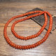 Antique collection jade ox blood red old type abacus bead south red abacus necklace persimmon red beads accessories