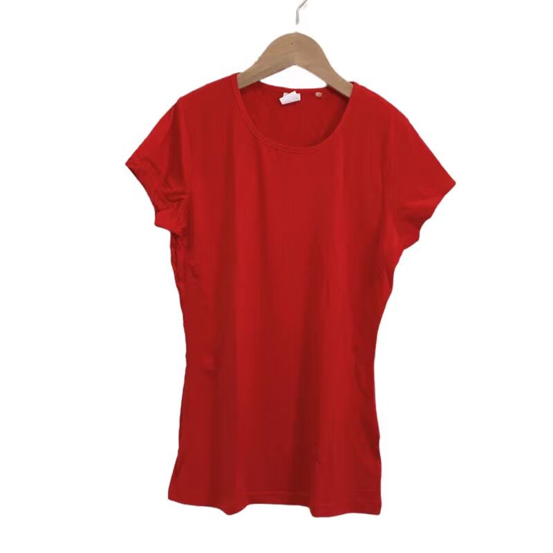 DDD外单速干透气T恤女健身训练服跑步田径马拉松运动休闲短袖上衣