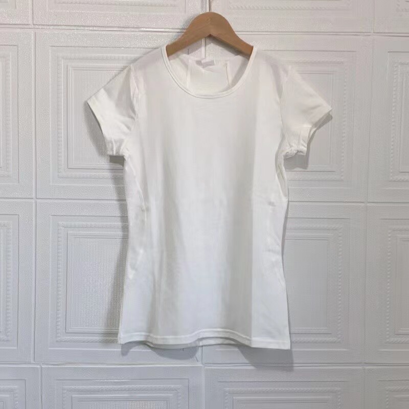 DDD外单速干透气T恤女健身训练服跑步田径马拉松运动休闲短袖上衣