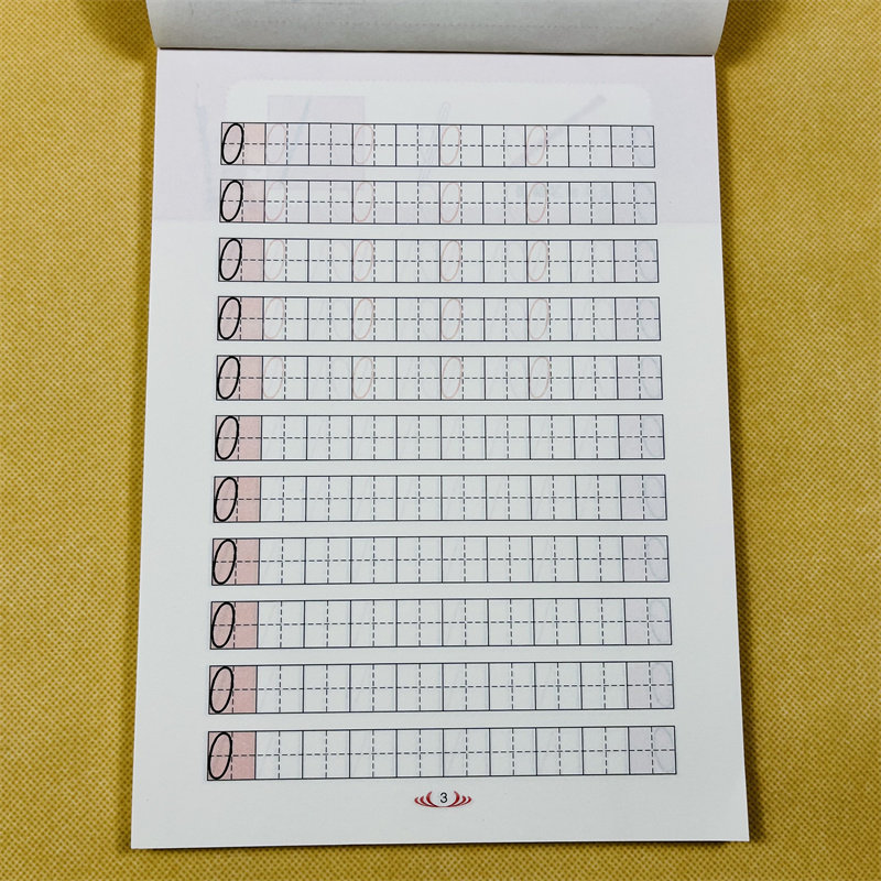 0-100纯数字描红本 3-6岁幼儿园学前儿童学写0到100以内数字字帖儿童铅笔描红数字字帖 宝宝练字本字帖小班大班中班认数1-10-100