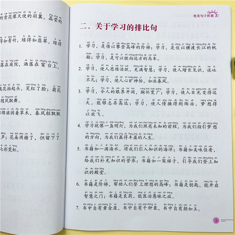 小学生同步字句词专项训练2本优美句子积累大全重修辞手法训练大全小学语文重点知识集锦手册同步字句词专项强化训练词语一课一练