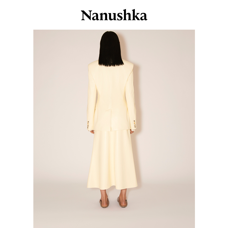 【经典惊喜折扣】NANUSHKA HATHI 女士OKOBOR™素皮时髦西装外套 - 图2