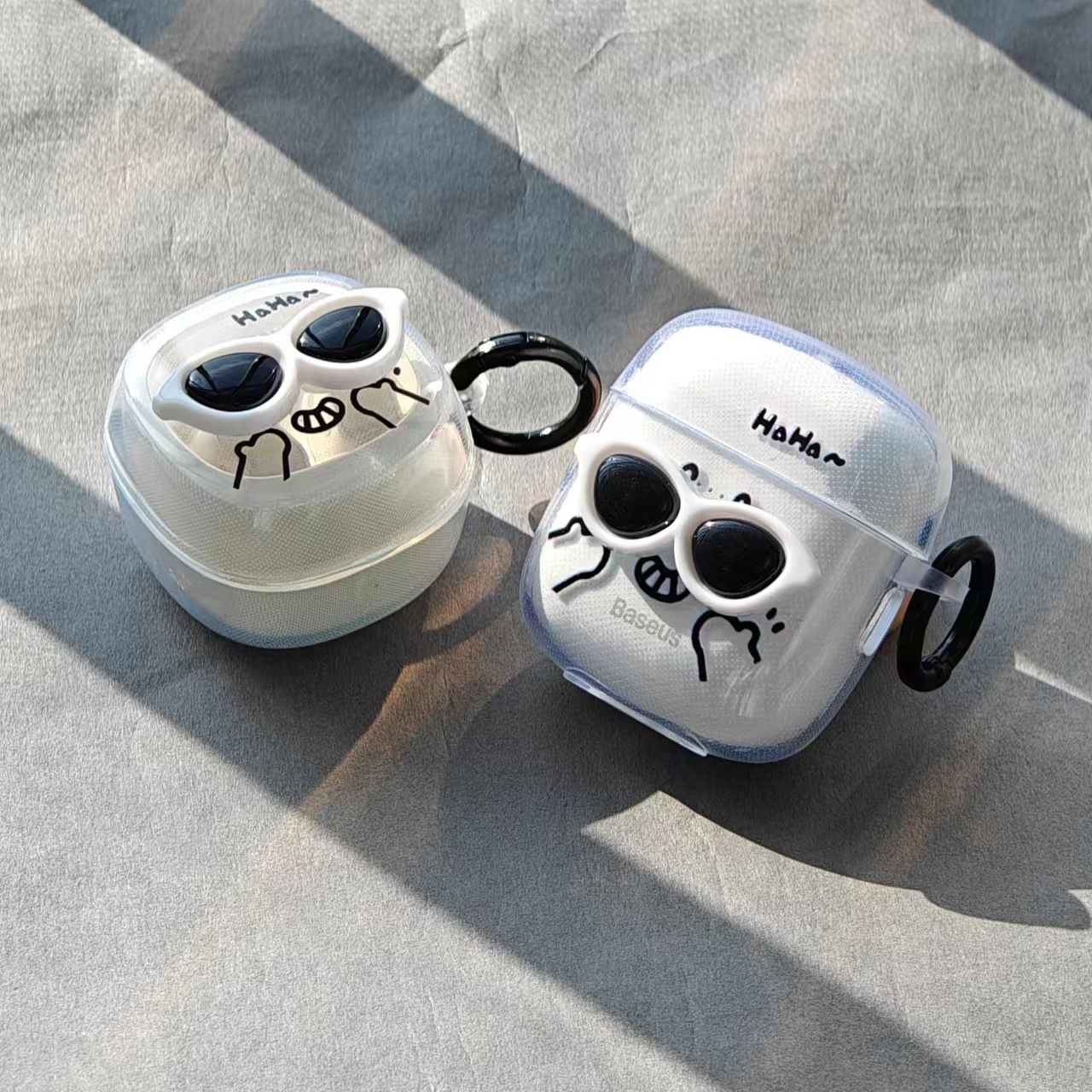 原创coolguy适用倍思wm02保护套mc1蓝牙as01耳机BC1套wm01可爱e3卡通bass1+ - 图0