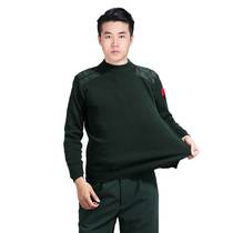 Standard sweater round collar wool sweater V neckline sweater warm suede clothes winter mens sweater fans used security