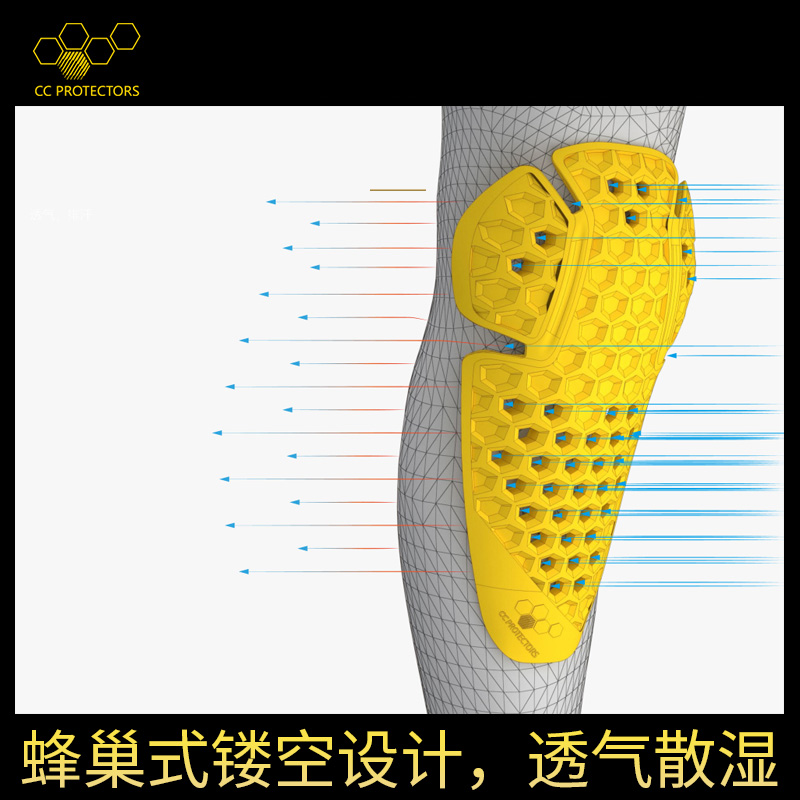 【CC专卖店】摩托车骑行护具护膝护肘护肩护背护胯内置可拆卸CE