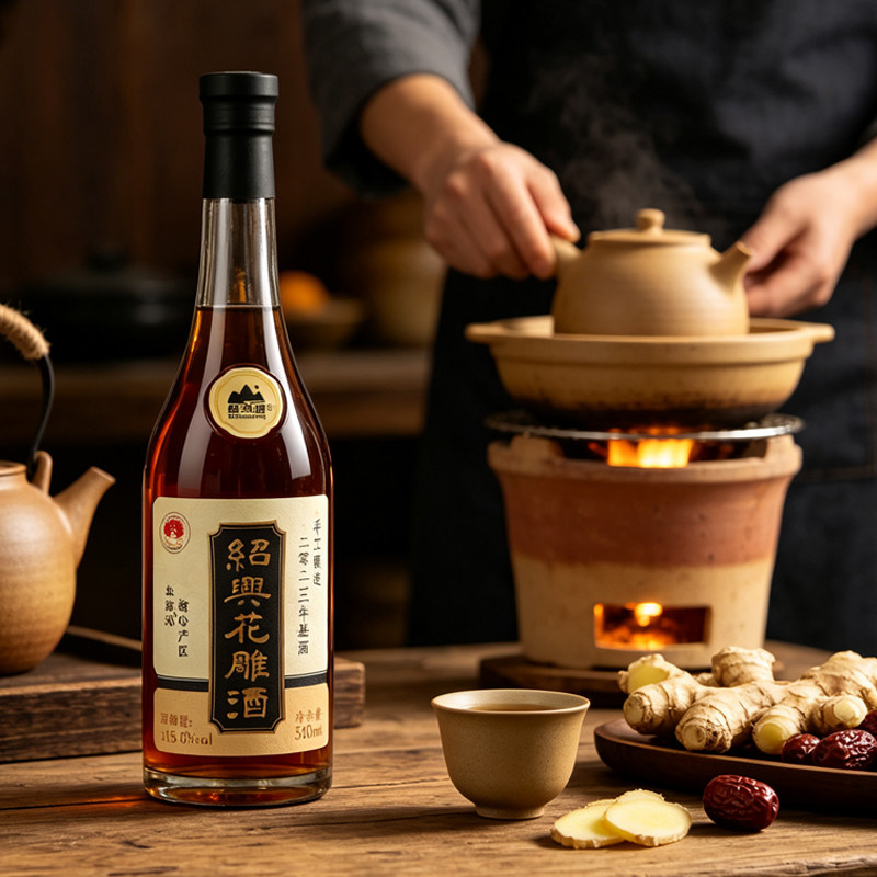 【500ml】正宗绍兴绍半城花雕酒