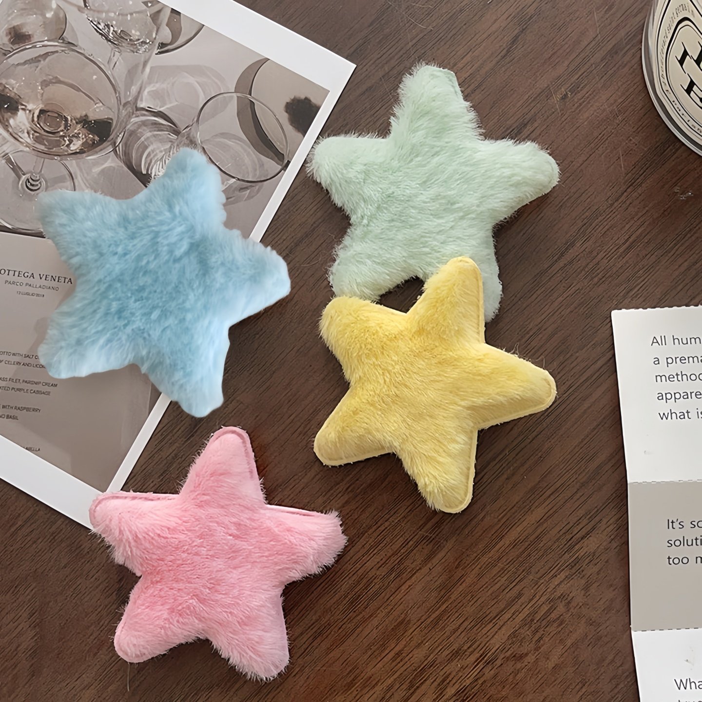 甜美可爱侧边夹日系毛绒星星发夹刘海夹秋冬发饰五角星形发夹bb夹,淘宝优惠券,粉丝福利购,淘宝优惠卷