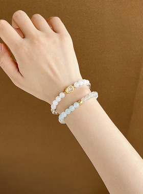 水晶葫芦串珠手链小众设计感