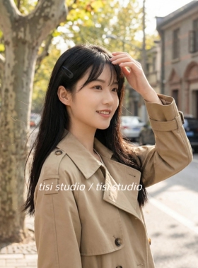黑色侧边刘海后脑勺碎发发夹