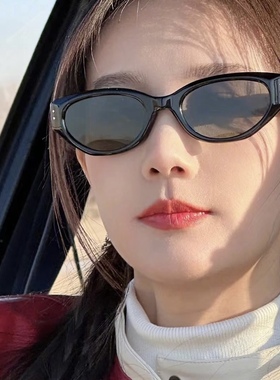 孔雪儿杨超越同款猫眼墨镜瘦脸