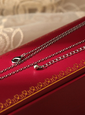 法式巴洛克项链捶打纹不规则高级感简约轻奢24年秋冬新气质毛衣链